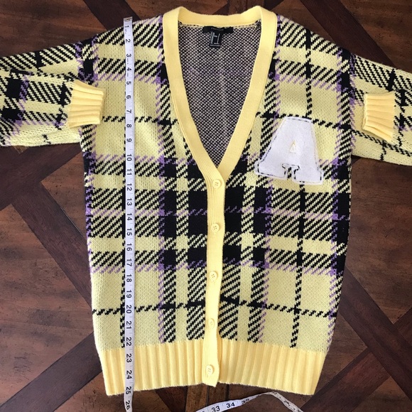 Forever 21 Letterman Cardigan Sweater - Picture 9 of 9